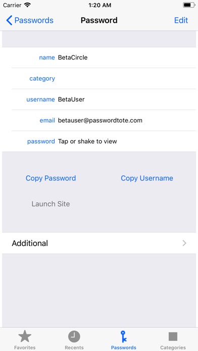 Password Tote iPhone Password Tote iPhone