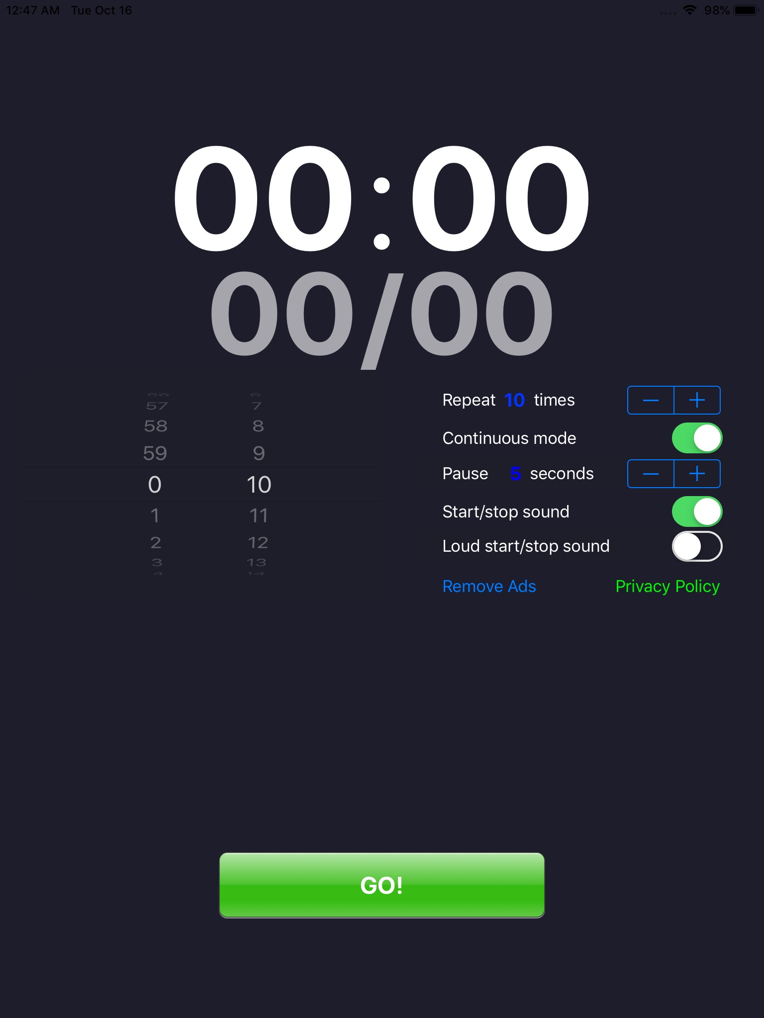 Simple Repeat Timer screenshot 2