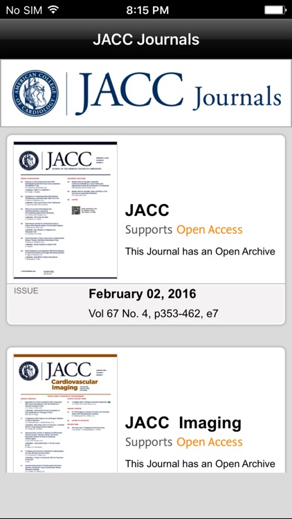 JACC Journals