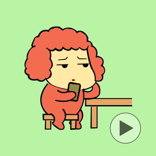 Wooly - Red Sheep Emoji GIFs icon