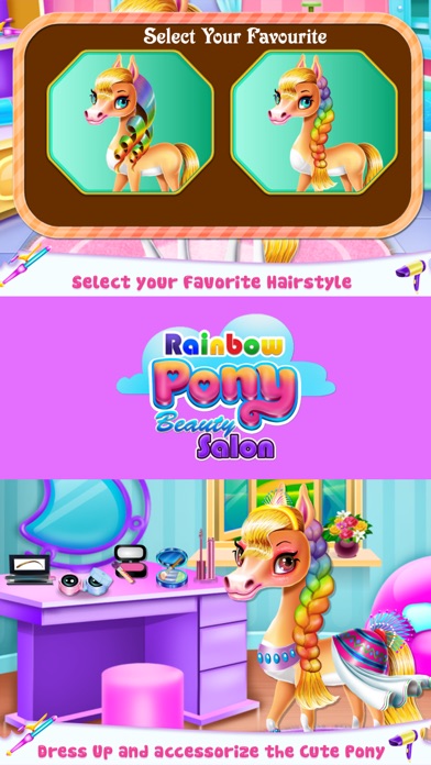 Rainbow Pony Beauty Salon screenshot 3