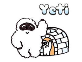 Useful and cute Yeti stickers for everybody