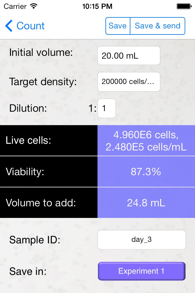 HemocyTap screenshot 2