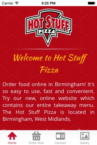 Hot Stuff Pizza Birmingham screenshot 2