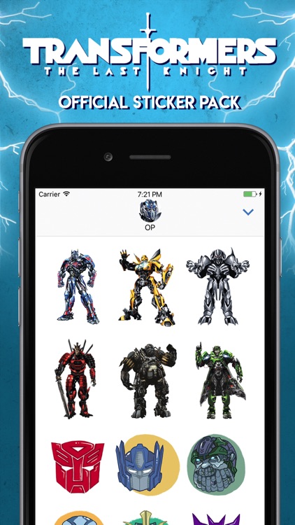 Official Transformers Stickers