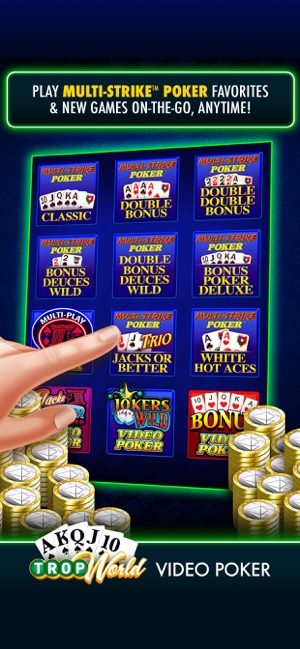 TropWorld Video Poker