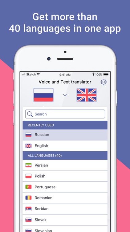 Voice and Text Translator HD screenshot-3