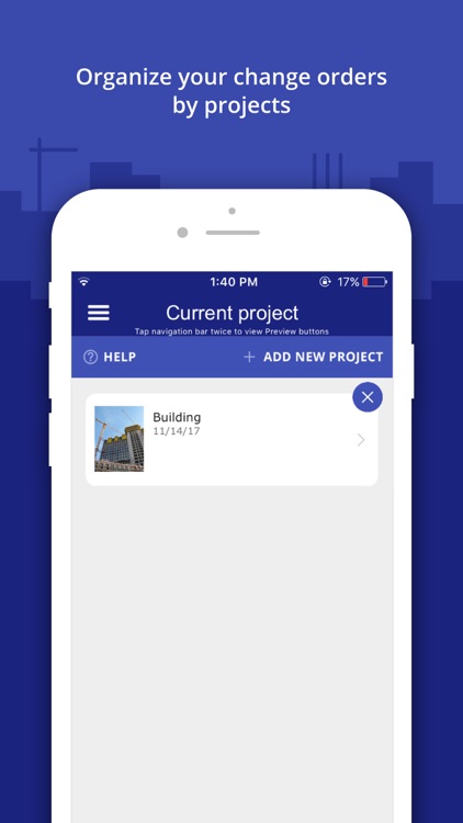 Construction Change Order App
