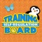 The Self-Regulation Training Board App is an interactive tool designed to help children (ages 3 - 10) learn and practice the skills they need to manage their emotions in healthy ways