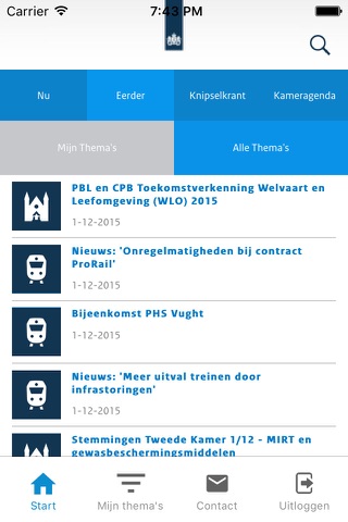 IenW Nieuwsapp screenshot 3