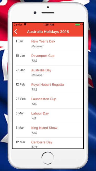 Australia Holidays 2023 screenshot 3