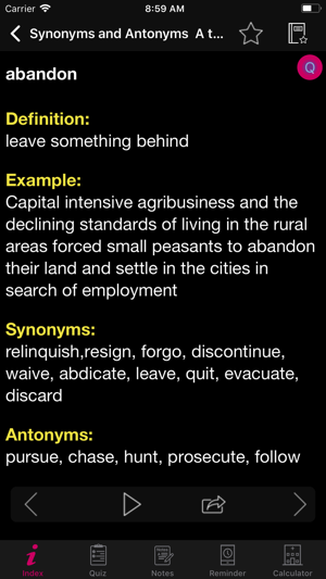 Antonym Synonyms DictionaryPro(圖3)-速報App