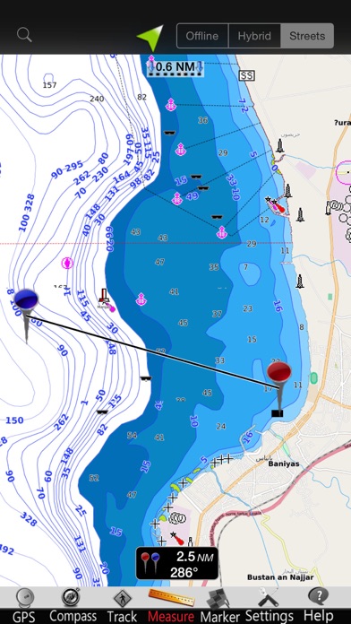 Mediterranean South East GPS Nautical charts Screenshot 3