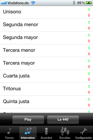 EarTrainer App screenshot 2