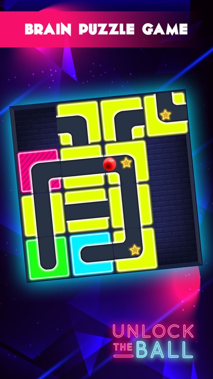 Classic Neon Slide Puzzle Game