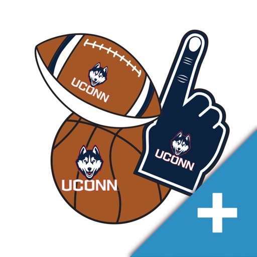 UConn Huskies PLUS Stickers