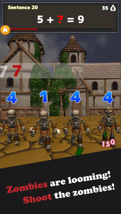 ZombieZAN -Calculation Game- screenshot 2