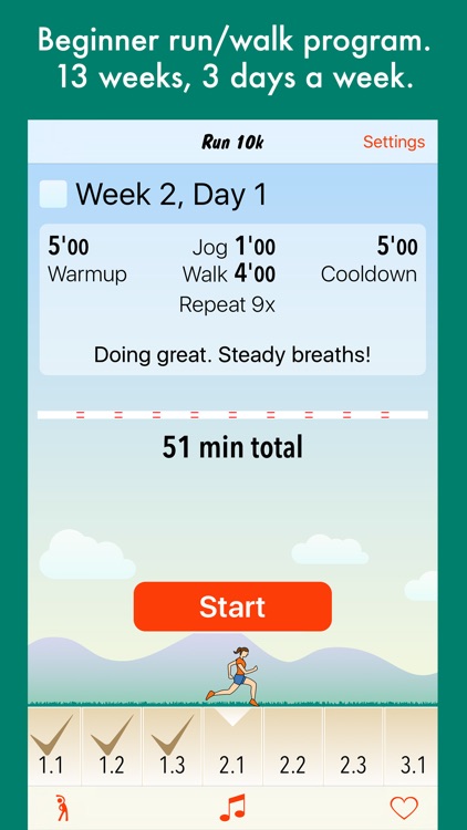Run 10k - couch to 10k program