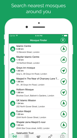 清真寺查找器 - 附近的清真寺查找器