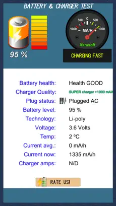 Screenshot 1 Battery and charger test iphone