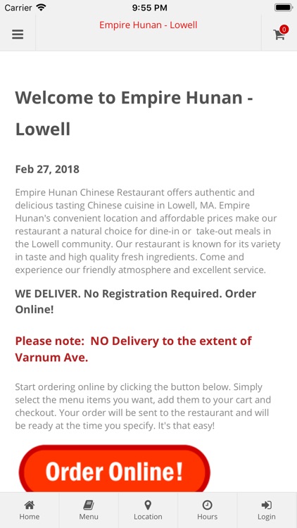 Empire Hunan Lowell