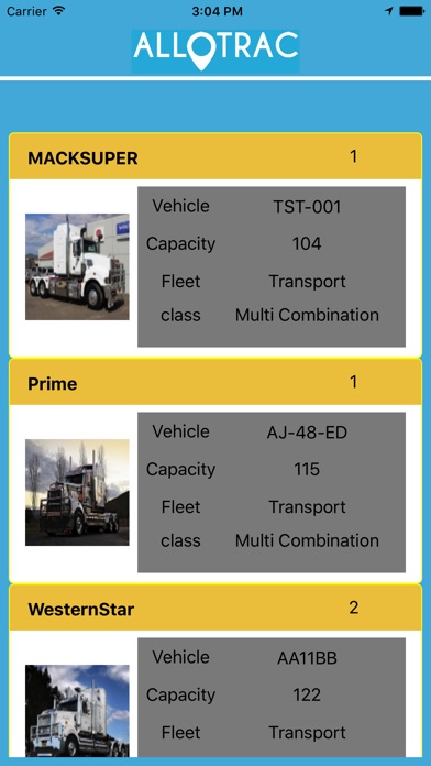 Allotrac Truck screenshot 2