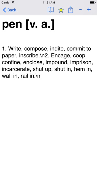 Synonyms Dictionary Offline screenshot 2