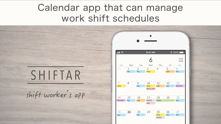 SHIFTAR: Shift Worker Calendar