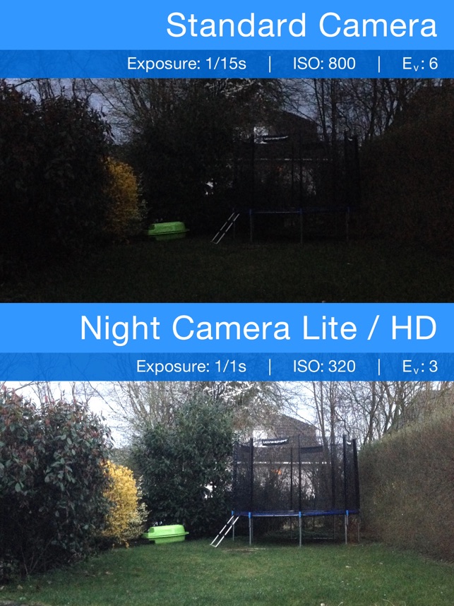 夜カメラ: 低い光の写真 Screenshot