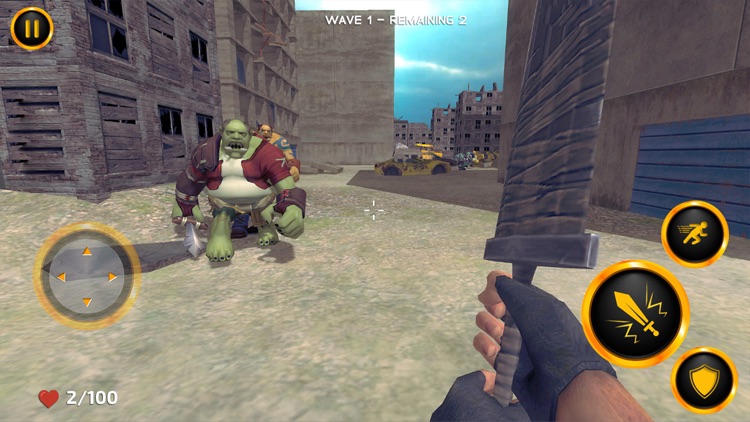 Alien Invasion Sword Fight