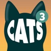 Cats Animated Text Stickers 3