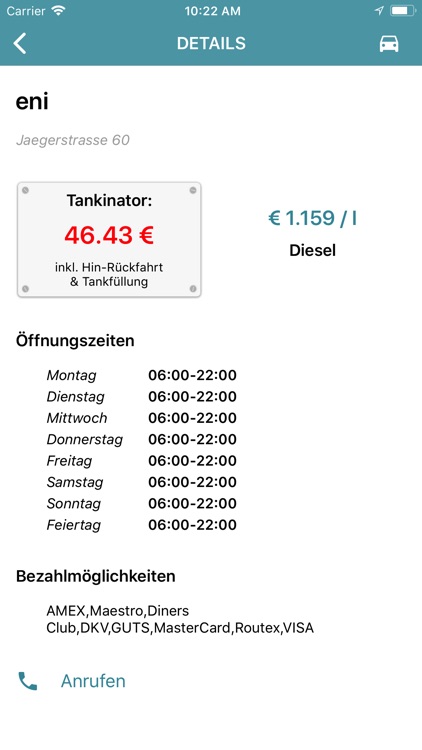 Tankinator - Billig Tanken