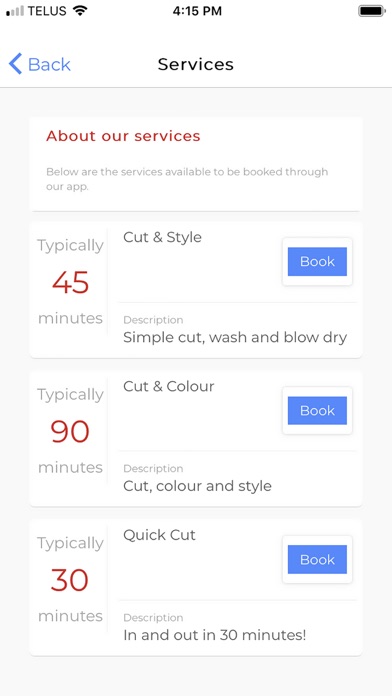 Hair Salon Appointment Booking screenshot 3