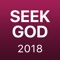 The Seek God 2018 app contains all the material of the printed booklet — and more