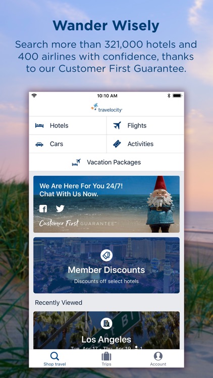 Travelocity Hotels & Flights screenshot-0