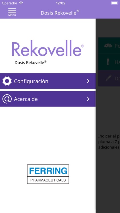 Calculadora de dosis de Rekove