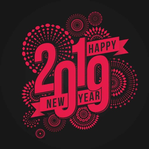 Happy New Year Wishes Sticker icon