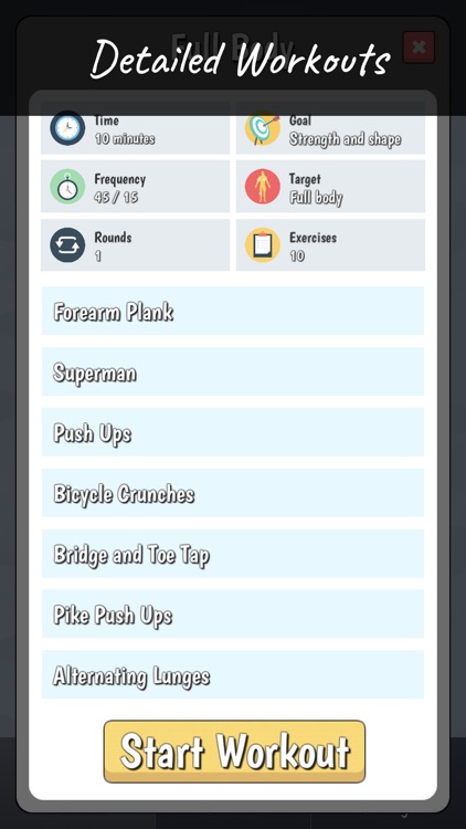 Quick Workouts - No equipment screenshot-4