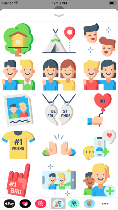 Friendship and Family Stickers screenshot 2