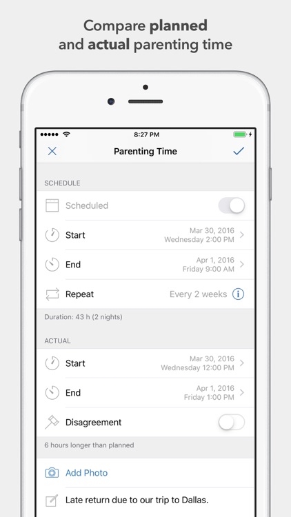Alimentor - Child Custody Log