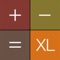 Calculator XLt is the lite version of Calculator XL, a 5-in-1 Universal Calculator App that comes with a Standard and Scientific calculator, a Unit Converter, and a Tip and Loan Calculator