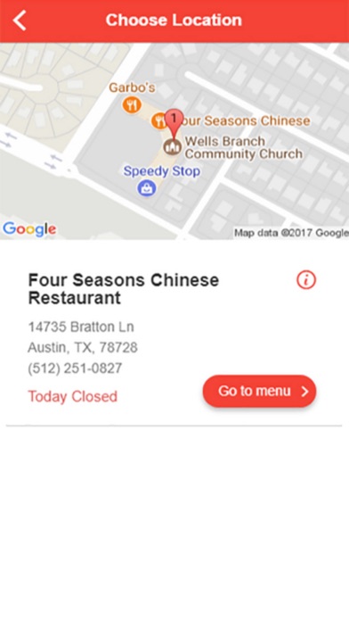 Four Seasons Chinese Restaurant screenshot 2