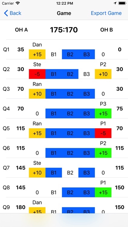 Quiz Bowl Score Tracker screenshot-3