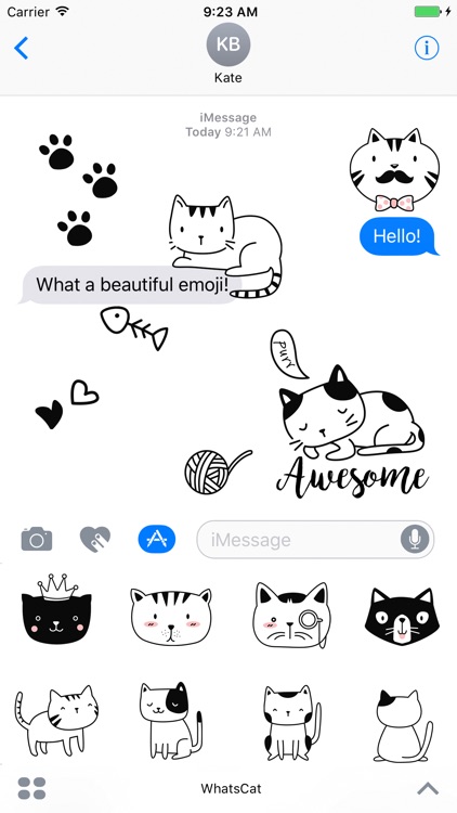 WhatsCat - Cat.s Emoji for iMessage and WhatsApp