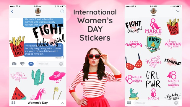 50+ Girl Power Sticker App(圖1)-速報App