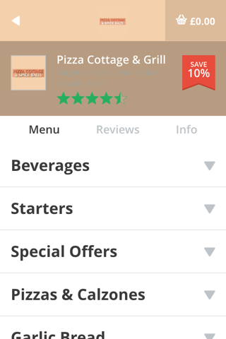 Pizza Cottage & Grill screenshot 3