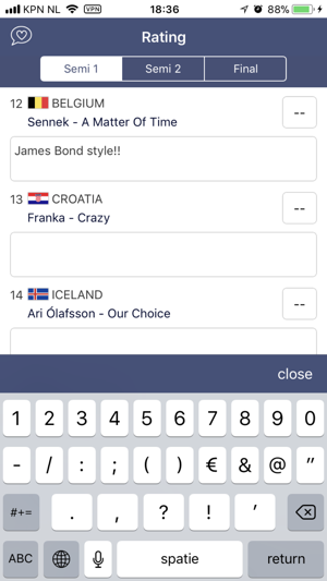 Eurovision Rating 2018(圖2)-速報App