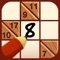 One grid, calculations, only one possible solution, its the Kakuro game