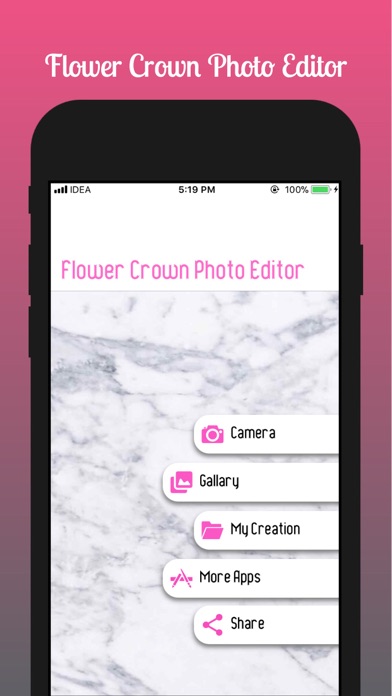 Flower Crown Image Booth screenshot 2