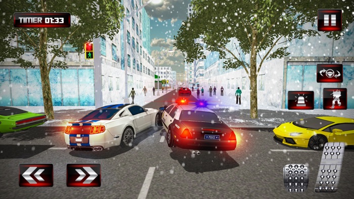 警察のロボットの車の変換